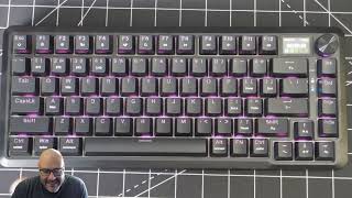 Redragon Mechanical Keyboard with Screen amp Knob [upl. by Necyrb]