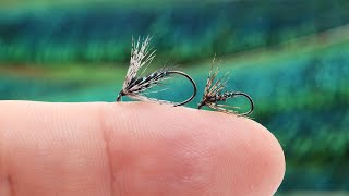 Tying Technique  Adjusting Wide Soft Hackles for delicate wet flies  Part 2 [upl. by Nylloc]