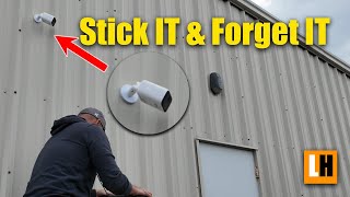 Easiest Security Camera Install in a Business [upl. by Corydon]