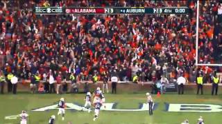 Alabama Missed Field Goal Returned for Auburn Game Winning Touchdown [upl. by Nivart]