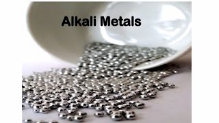 Characteristics of alkali metals [upl. by Llirrem248]