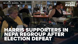 Harris supporters in NEPA regroup at Rodanos after election defeat [upl. by Fesuoy]