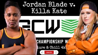 Jordan Blade amp Killa Kate go to War Womens Pro Wrestling [upl. by Fasa]