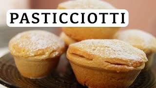 CreamFilled Italian Pastries Easy PASTICCIOTTI Recipe [upl. by Navanod]