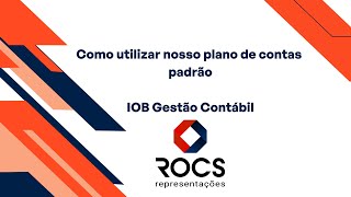 Como copiar o plano de contas padrão  IOB Gestão Contábil [upl. by Siramad279]