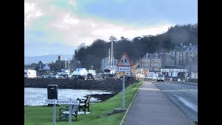 Kames Bay amp Port Bannatyne Isle of Bute 20th November 2018 [upl. by Nede9]