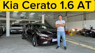 Kia Cerato 16 AT 2017 odo 55000 km 399 triệu  Lega Auto [upl. by Anilram414]