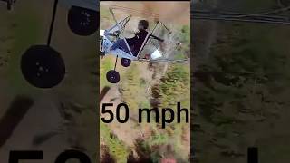 AirBike Ultralight Aircraft  Landing with airspeed readings [upl. by Alolomo]