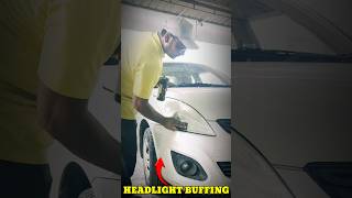 Car headlight buffing of Shift car video  best result car buffing [upl. by Joanne]