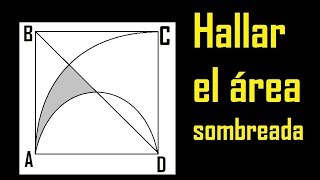 Áreas sombreadas  geometría  hallar el área sombreada de  áreas  4 [upl. by Ahseer]