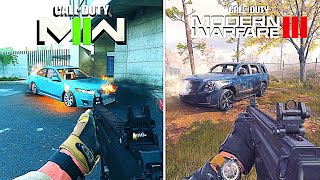 Modern Warfare II vs Modern Warfare 3  Graphics amp Details Comparison 20222023 [upl. by Annaer]