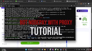 Nodepay Bot with Proxy tutorial  how to earn money with Airdrop nodepay nodepaybot botnodepay [upl. by Johna]