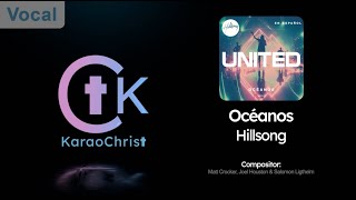 Hillsong  Océanos Vocal KaraoChrist [upl. by Eenafets]