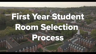 Housing and Residence Life First Year Student Room Selection 20252026 [upl. by Nilhtac]