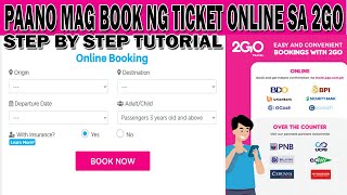 2024 2go Travel  Paano Mag Book ng Ticket sa 2go Website  Step By Step Sa Pag Book ng ETicket [upl. by Ande]