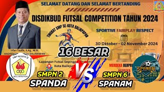 SPANDA VS SPANAMDESDIKBUD FUTSAL SMP SEBALIKPAPAN [upl. by Eiramlirpa343]