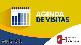 Criando Agenda de Visitas no Excel Com BD Access AULA 01 [upl. by Utley412]