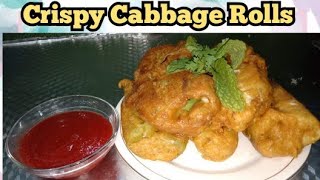 Cabbage Rolls  Crispy Cabbage Rolls Recipe  Fried Cabbage Roll [upl. by Kelsey879]