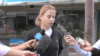 Jelena Dokic Press Conference [upl. by Idnak96]