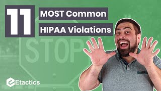 The 11 MOST Common HIPAA Violations [upl. by Nwahsar]