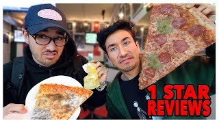 Eating At The WORST Reviewed Pizza Restaurant In My City Los Angeles [upl. by Kaitlynn732]