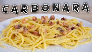 Makaron spaghetti CARBONARA  oryginalna receptura [upl. by Landahl]