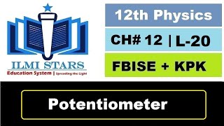 Potentiometer Class 12 Physics Chapter 12 [upl. by Idurt]