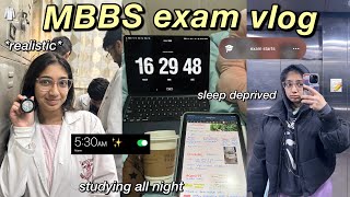 STUDY VLOG exam week pulling allnighters lots of studying suffer with me📚😭 [upl. by Berkly955]