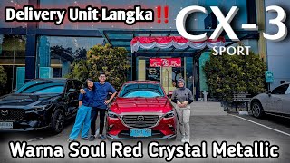 Delivery Spesial‼️ Mazda CX3 Sport 15L  Warna Soul Red Crystal Metallic [upl. by Esyak]