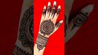 Amazing jewellry Mehandi design  Simple mehndi designs for back hand 🌸youtubeshorts shorts [upl. by Eiramanin842]