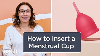 How to Insert a Menstrual Cup [upl. by Erna]