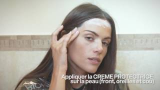 Tutoriel comment appliquer la teinture pour cheveux Biokap Nutricolor Bios Line [upl. by Ahsile336]