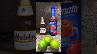 Original Michelada Mexican mix drink [upl. by Japeth]