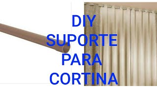 DIY SUPORTE PARA CORTINA DE CANO PVC [upl. by Ttoille]