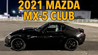 Miata Club  2021 Mazda MX5 Miata Club RF in Jet Black Mica [upl. by Annaya217]