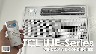 TCL Window Air Conditioner Review  TCL UJESeries Aircon [upl. by Yelnikcm]