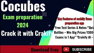 Cocubes Exam Preparation 2025  Latest Notes Test Series Previous Papers [upl. by Doug]