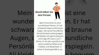 Beschreiben Sie ein person viral trending germanlanguage [upl. by Darsey]