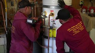 Electric Water Heater Install [upl. by Selia]