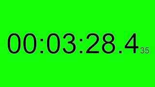 1 Hour Stopwatch Green Screen  1 jam Stopwatch Green Screen  FREE USE [upl. by Einahc]