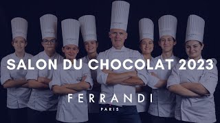 FERRANDI Paris au Salon du Chocolat 🍫✨ [upl. by Mailli]