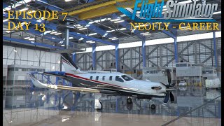 MSFS NeoFly Career Mode  Episode 7 Passed  Class C Certification  Daher TBM 930 [upl. by Tiff]