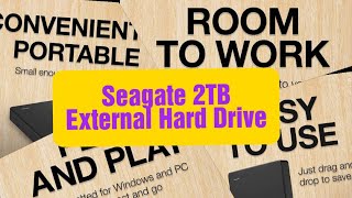 Seagate 2TB External Hard Drive Review 2023 [upl. by Leibman]