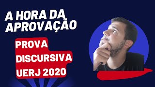 A Hora da Aprovação Resolução Prova Discursiva UERJ 2020 Parte 02 [upl. by Roman]