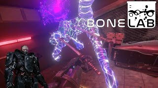 BONELAB VR  Adam Smasher Cyberpunk Avatar Gameplay [upl. by Arri582]