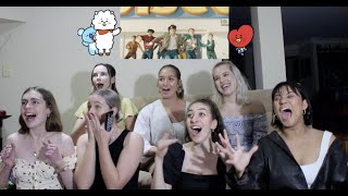 BTS 방탄소년단 Dynamite Official MV REACTION with our NonKpop Besties [upl. by Hinckley]