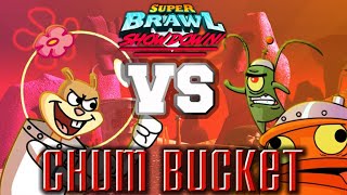 Sandy Cheeks vs Plankton  Super Brawl Showdown v031a Full Match Gameplay [upl. by Llerrahs728]