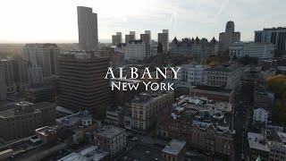 Albany New York  4K Drone Tour [upl. by Parhe]