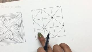 6 Easy Doodle Patterns for beginners  Zentangle art  Patterns for Doodling  Part1 [upl. by Melnick]