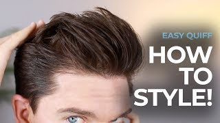 My New Quiff  Mens Hairstyle Tutorial [upl. by Nnaecyoj]